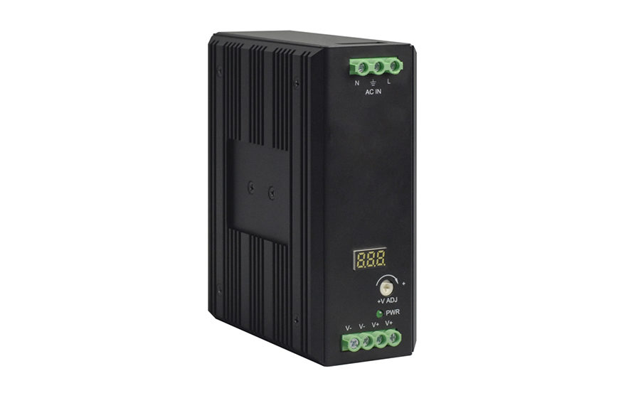 飛暢科技-工業(yè)級(jí)導(dǎo)軌式 AC220V轉(zhuǎn) DC12V15A/24V8A/48V5A(帶功率因素調(diào)整)   開(kāi)關(guān)電源